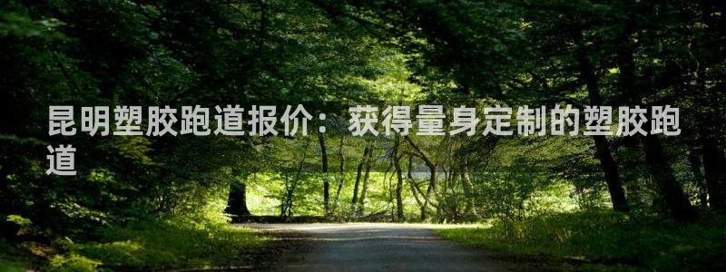 尊龙凯时百万奖池：昆明塑胶跑道报价：获得量身定制的塑胶跑
道