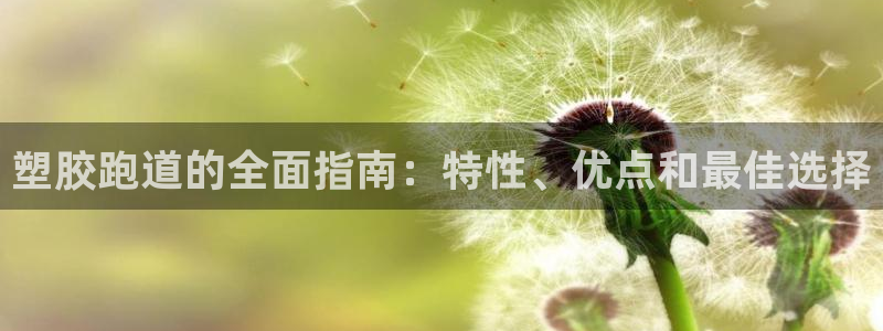 尊龙凯时z6官网：塑胶跑道的全面指南：特性、优点和最